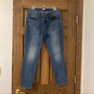 J. Crew Distressed Skinny Jeans
